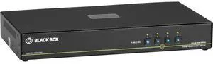 Black Box Secure NIAP 3.0 KVM Switch Single-Head HDMI CAC 4K 4-Port
