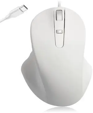 MATIAS USB-C WIRED PBT MOUSE WHITE