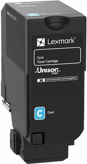 Lexmark LXK CS/X73X Cyan 12.5K CRTG - 71C0XCG