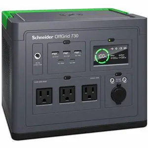 Schneider OffGrid Portable Power Station 730 700W 120V 738Wh Lithium-ion