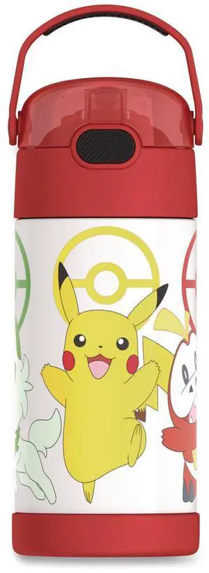 FUNtainer Pok?mon Stainless Steel Vacuum Insulated Water Bottle 12 oz Multicolor F4105PM6M