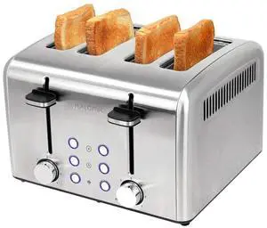 Kalorik 4-Slice Toaster, Stainless Steel (TO46813SS)