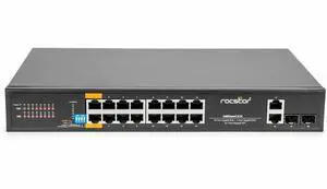Rocstor SolidConnect SC20 20-Port Unmanaged Ethernet Switch Y10S007-B1