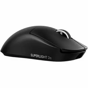 Logitech G PRO X SUPERLIGHT 2c wireless gaming mouse 51 g pro-grade compact mouse with 5 programmable buttons USB-C charging 44K DPI sensor up to 8 kHz polling for PC/Mac Black 910007518