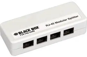Black Box RJ45 Splitter Adapter Cable Black Box RJ45 Splitter Adapter Cable
