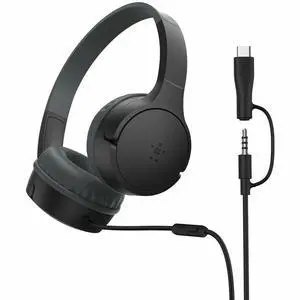 Belkin SoundForm Mini New Wired On-Ear Headphones for Kids Belkin SoundForm Mini New Wired On-Ear Headphones for Kids