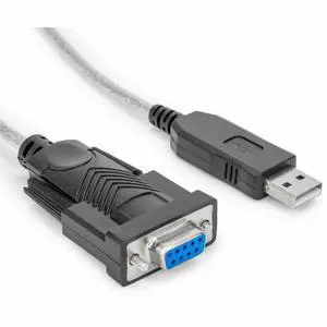Rocstor 3ft 1 Port USB to Null Modem RS232 DB9 Serial DCE Adapter Cable FTDI Rocstor 3ft 1 Port USB to Null Modem RS232 DB9 Serial DCE Adapter Cable FTDI