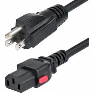 StarTech.com 6FT-LC10A-POWERCORD 6 ft (1.8m) Cables - Computer Power Cords Male to Female StarTech.com 6FT-LC10A-POWERCORD 6 ft (1.8m) Cables - Computer Power Cords Male to Female