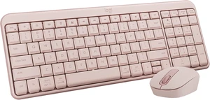 MK250 Compact Wireless Bluetooth Keyboard and Mouse Combo - Rose MK250 Compact Wireless Bluetooth Keyboard and Mouse Combo - Rose