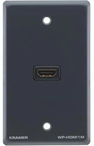 Kramer WP-HDMI1M One Gang Metal Wall Plate Insert
85-0023099 Kramer WP-HDMI1M One Gang Metal Wall Plate Insert
85-0023099