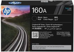 HP 160A BLACK ORIGINAL LASERJET TONER CARTRIDGE HP 160A BLACK ORIGINAL LASERJET TONER CARTRIDGE