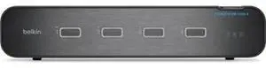Belkin 2nd Gen Secure KVM Switch 4-Port Dual Head No CAC F1DN204KVMUNN4 Belkin 2nd Gen Secure KVM Switch 4-Port Dual Head No CAC F1DN204KVMUNN4