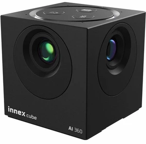 Innex CUBE 4K 360 Portable AI Smart Video Conference System with Carrying Case & Remote CUBECONF360AI Innex CUBE 4K 360 Portable AI Smart Video Conference System with Carrying Case & Remote CUBECONF360AI