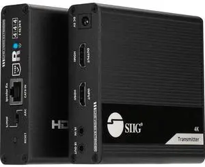 SIIG ipcolor 4K HDMI Extender Daisy Chain Transmission Kit 230ft CEH26M11S1 SIIG ipcolor 4K HDMI Extender Daisy Chain Transmission Kit 230ft CEH26M11S1