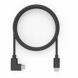 10ft USB-C to USB-C 90-Degree Power Cable Black 10ft USB-C to USB-C 90-Degree Power Cable Black