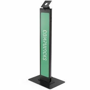 Compulocks Brandable VESA Floor Stand for Screens Up to 32 Inches Black Compulocks Brandable VESA Floor Stand for Screens Up to 32 Inches Black