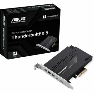 Asus ThunderboltEX 5 PCI Express 4.0 x4 15 GB/s Desktop Keyboard Mouse Monitor Plug-in Card 3 USB Port 1 Thunderbolt Port 1 USB 2.0 Port PC THUNDERBOLTEX5 Asus ThunderboltEX 5 PCI Express 4.0 x4 15 GB/s Desktop Keyboard Mouse Monitor Plug-in Card 3 USB Port 1 Thunderbolt Port 1 USB 2.0 Port PC THUNDERBOLTEX5