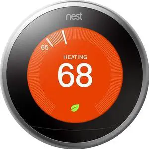 Google PRO Nest Learning Thermostat 3rd Gen T3008US Stainless Steel Google PRO Nest Learning Thermostat 3rd Gen T3008US Stainless Steel