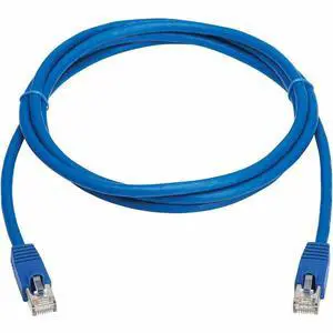 Eaton Tripp Lite Series Cat8 40G Snagless SSTP Ethernet Cable RJ45 M/M PoE Blue 5 ft. 1.5 m Eaton Tripp Lite Series Cat8 40G Snagless SSTP Ethernet Cable RJ45 M/M PoE Blue 5 ft. 1.5 m