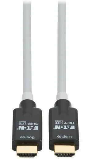 Eaton Tripp Lite series High-Speed Armored HDMI Fiber Active Optical Cable HDMI 2.1 8K 60 Hz 48 Gbps HDR M/M Black 10M Eaton Tripp Lite series High-Speed Armored HDMI Fiber Active Optical Cable HDMI 2.1 8K 60 Hz 48 Gbps HDR M/M Black 10M