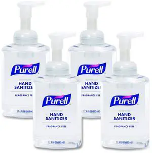 Advanced Hand Sanitizer Foam 515 mL Pump Bottle Fragrance-Free 4/Carton 500904 Advanced Hand Sanitizer Foam 515 mL Pump Bottle Fragrance-Free 4/Carton 500904