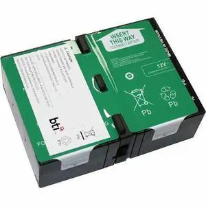BTI APCRBC124-TAA 12V 2-CELL LEAD ACID UPS BATTERY REPLACES APCRBC124 RBC124 TAA-Compliant 2 YR WARRANTY APCRBC124TAA BTI APCRBC124-TAA 12V 2-CELL LEAD ACID UPS BATTERY REPLACES APCRBC124 RBC124 TAA-Compliant 2 YR WARRANTY APCRBC124TAA