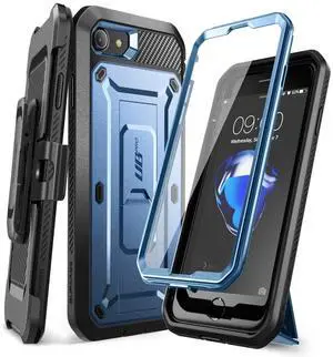 IPHONE SE UBPRO WITH KICKSTAND - BLUE IPHONE SE UBPRO WITH KICKSTAND - BLUE