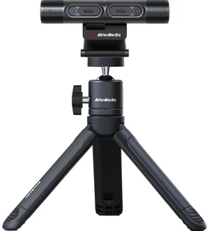 AVerMedia DualCam PW313D Video Conferencing Camera 5MP 30fps Black AVerMedia DualCam PW313D Video Conferencing Camera 5MP 30fps Black