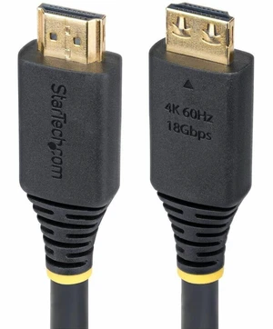 StarTech 5m 16.4ft High Speed HDMI Cable with Gripping Connectors 4K 60Hz/1440p 144Hz 18Gbps UHD HDMI Cord TPE Jacket StarTech 5m 16.4ft High Speed HDMI Cable with Gripping Connectors 4K 60Hz/1440p 144Hz 18Gbps UHD HDMI Cord TPE Jacket