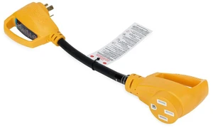 Camco Power Grip RV 18" 30Amp Circuit Analyzer Dogbone - Integrated Surge Protection Camco Power Grip RV 18" 30Amp Circuit Analyzer Dogbone - Integrated Surge Protection