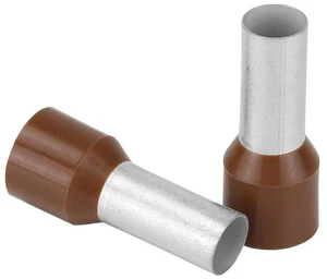 Pacer Brown 4 AWG Wire Ferrule - 16mm Length - 10 Pack Pacer Brown 4 AWG Wire Ferrule - 16mm Length - 10 Pack