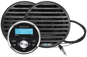 Aquatic AV GP1 Gauge Stereo & Economy 6.5" Speakers - Black (Pair) Aquatic AV GP1 Gauge Stereo & Economy 6.5" Speakers - Black (Pair)