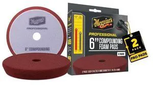 Meguiar's Professional 6" Compounding Foam Pads *2-Pack Meguiar's Professional 6" Compounding Foam Pads *2-Pack