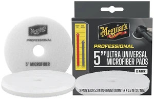 Meguiar's Professional 5" Ultra Universal Microfiber Pads *2-Pack Meguiar's Professional 5" Ultra Universal Microfiber Pads *2-Pack