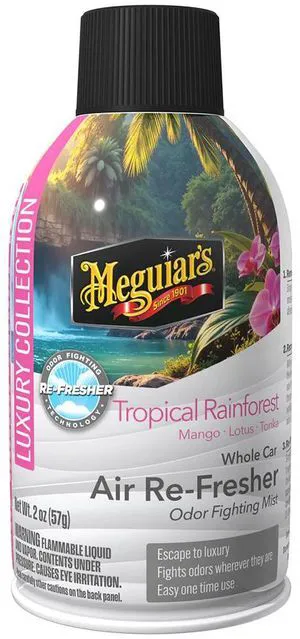 Meguiar's Tropical Rainforest Whole Car Air Re-Fresher Aerosol - 2oz Meguiar's Tropical Rainforest Whole Car Air Re-Fresher Aerosol - 2oz