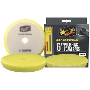 Meguiar's Professional 6" Polishing Foam Pads *2-Pack Meguiar's Professional 6" Polishing Foam Pads *2-Pack
