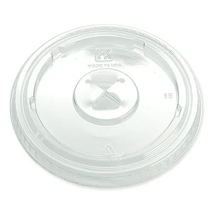 Greenware Cold Drink Lids X-Slot Fits 12 oz to 20 oz Cold Cups Plastic Clear 1000/Carton LKC1220FX Greenware Cold Drink Lids X-Slot Fits 12 oz to 20 oz Cold Cups Plastic Clear 1000/Carton LKC1220FX