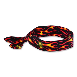 Chill-Its 6700 Cooling Bandana Polymer Tie Headband One Size Fits Most Flames 12341 Chill-Its 6700 Cooling Bandana Polymer Tie Headband One Size Fits Most Flames 12341