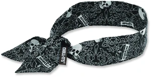 Chill-Its 6700 Cooling Bandana Polymer Tie Headband One Size Fits Most Skulls 12329 Chill-Its 6700 Cooling Bandana Polymer Tie Headband One Size Fits Most Skulls 12329