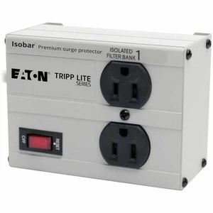 Tripp Lite Isobar 2-Outlet Surge Protector, 1410 Joules Tripp Lite Isobar 2-Outlet Surge Protector, 1410 Joules