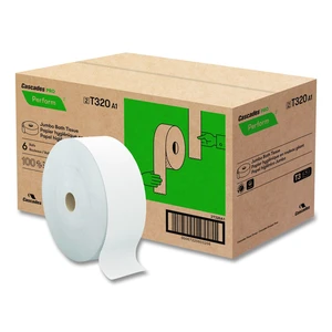 Perform Bath Tissue for Tandem Dispensers Septic Safe 2-Ply 3.45" x 1250 ft White 6 Rolls/Carton T320 Perform Bath Tissue for Tandem Dispensers Septic Safe 2-Ply 3.45" x 1250 ft White 6 Rolls/Carton T320