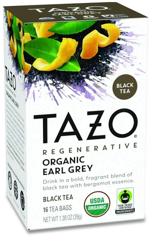 Tea Bags Organic Earl Grey 16/Box 6 Boxes/Carton 10794522003522 Tea Bags Organic Earl Grey 16/Box 6 Boxes/Carton 10794522003522