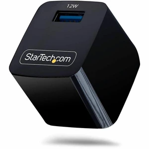 StarTech 12W One-Port USB-A Wall Charger 1x USB-A iPhone Pro/17/16 iPad Samsung Galaxy Portable USB Charger Black 011NBWALLCHARGER StarTech 12W One-Port USB-A Wall Charger 1x USB-A iPhone Pro/17/16 iPad Samsung Galaxy Portable USB Charger Black 011NBWALLCHARGER