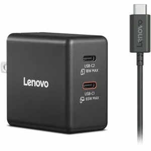 Lenovo Dual USB-C 65W GaN Charger G0A6065BUS Lenovo Dual USB-C 65W GaN Charger G0A6065BUS