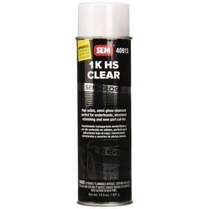 SEM 1K HS Clear - 20oz Aerosol Can - Semi-Gloss Finish SEM 1K HS Clear - 20oz Aerosol Can - Semi-Gloss Finish