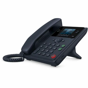 Poly Edge V250 IP Phone Corded Corded/Cordless Bluetooth Wi-Fi NFC Desktop Wall Mountable Stand Mountable Midnight Blue