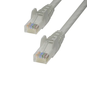 StarTech 100ft Gray Cat6 Ethernet Cable Snagless RJ45 UTP 24AWG Bare Copper Wire Network Patch Cord StarTech 100ft Gray Cat6 Ethernet Cable Snagless RJ45 UTP 24AWG Bare Copper Wire Network Patch Cord