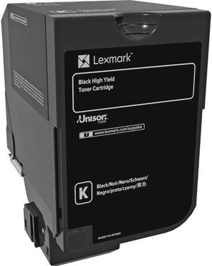 Lexmark High Yield Black Toner Cartridge (20 000 Yield) 74C0H10