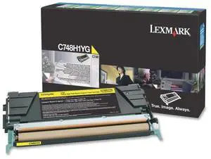 C748 YELLOW HIGH YIELD RETURN PROGRAM TONER CARTRIDGE