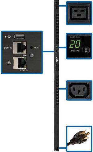 TRIPP LITE MASTER-POWER PDUMV20HVNETLX PDU SWITCHED 3.2-3.8KW 200-240V